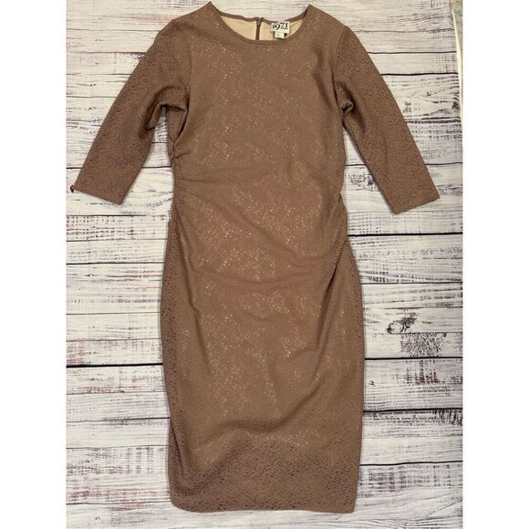 Reiss Zoe body con fitted ruched dress size 8 excellent condition - Picture 2 of 7